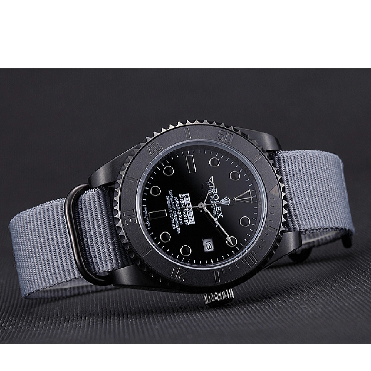 Aaa replica watch Stealth Rolex 621996 Submariner Black 0708